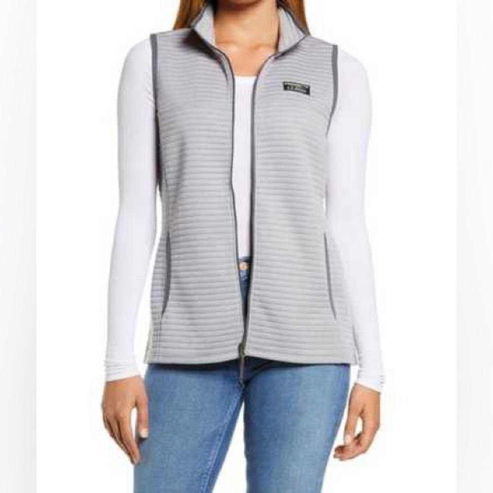 L.L.Bean Women's Airlight Vest Gray size medium
